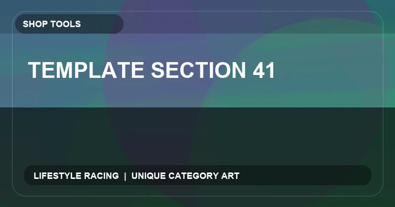 Template Section 41